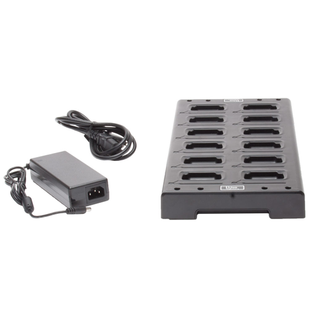 Listen Technologies LA-381 - Intelligent 12-Unit Charging Tray for iDSP System