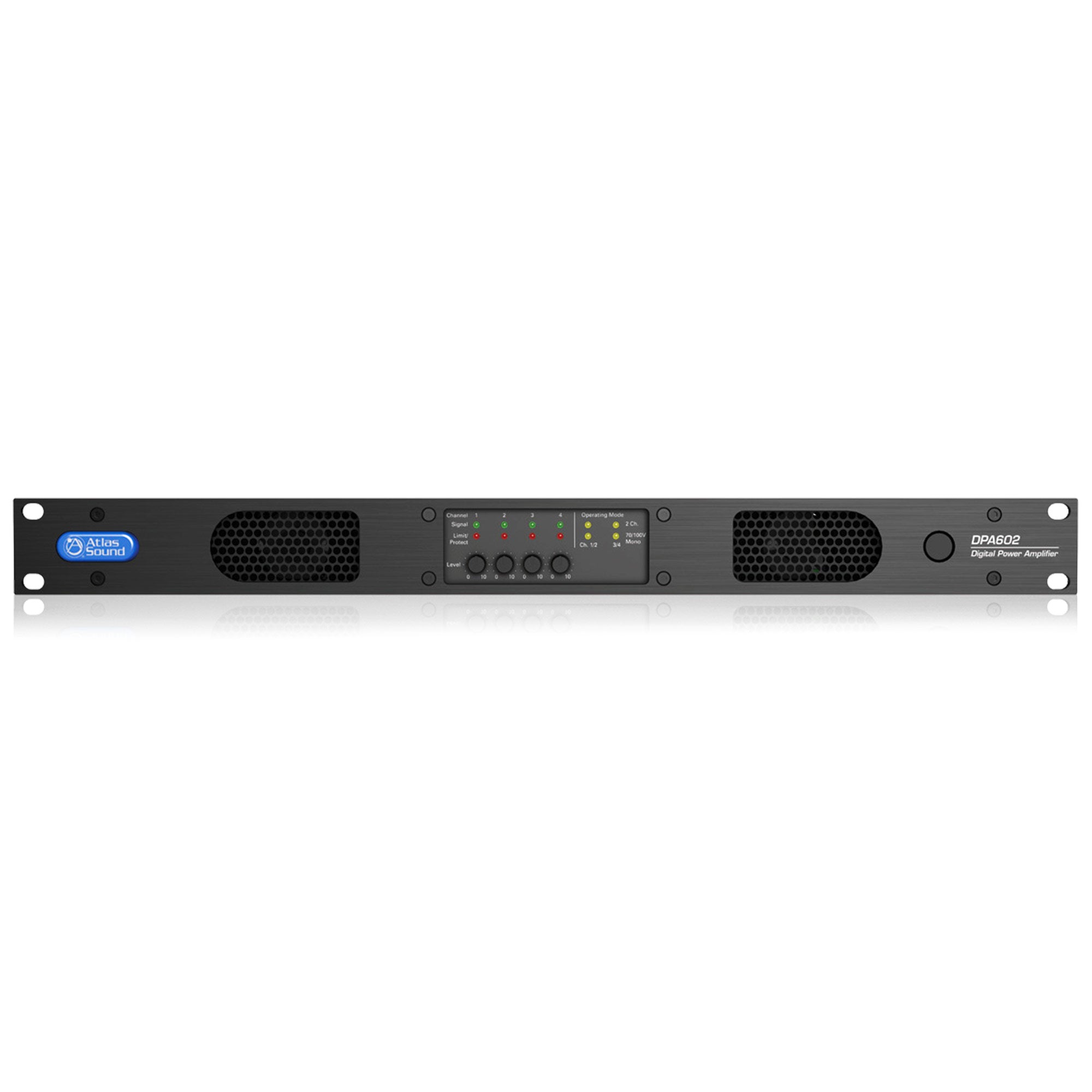 AtlasIED DPA602 - 600-Watt 2 Or 4-Channel Configurable Network Power Amplifier