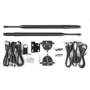 RF Venue HALF-WAVE KIT - 2-Channel Remote Antenna Kit (470-530 MHz)