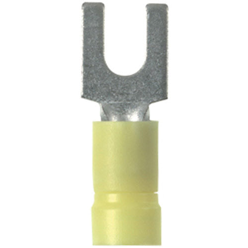 Panduit PV10-10F-E Vinyl Insulated #10 Fork Terminal (20 Pack)