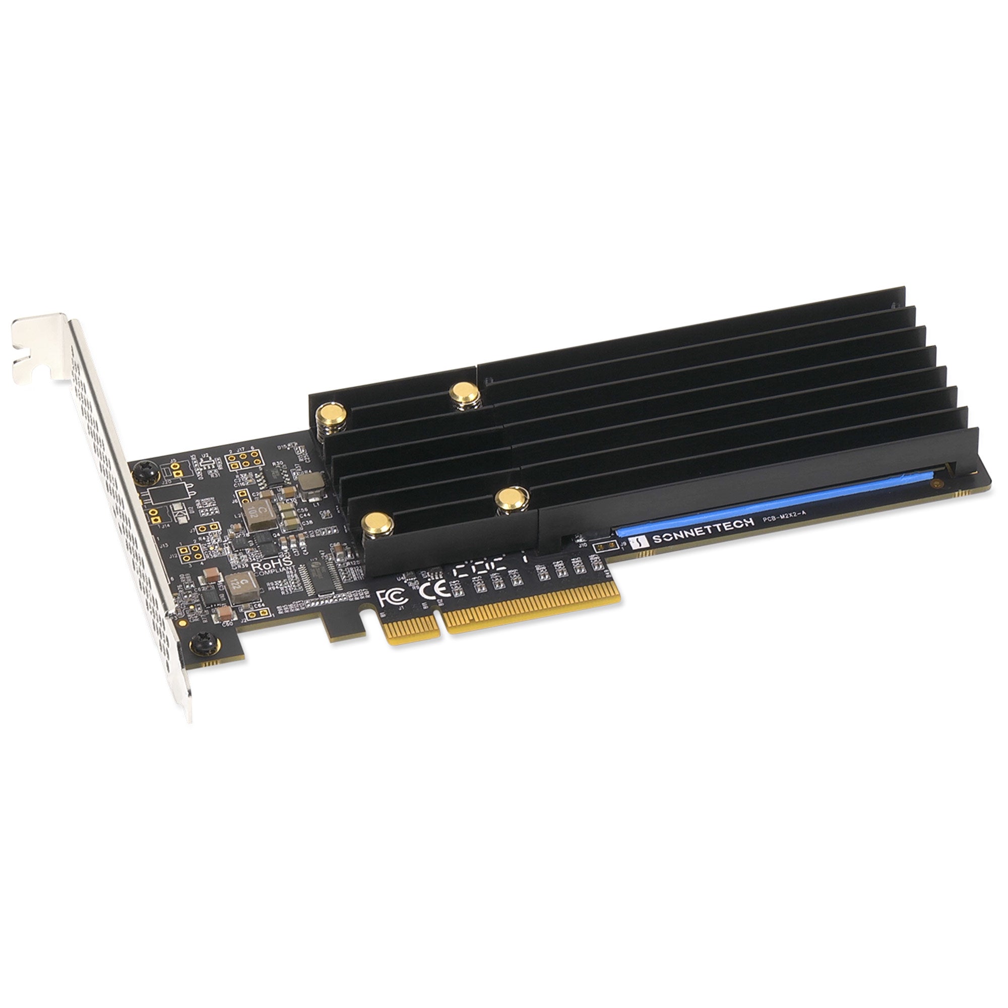 Sonnet FUS-SSD-2X4-E3S - M.2 2x4 Low-Profile NVMe SSD Mount PCIe Card