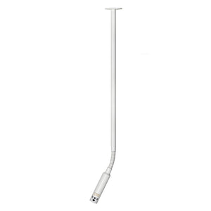 Audix M40W12 - Miniature High-Output Hypercardioid Ceiling Microphone with 12" Gooseneck, White