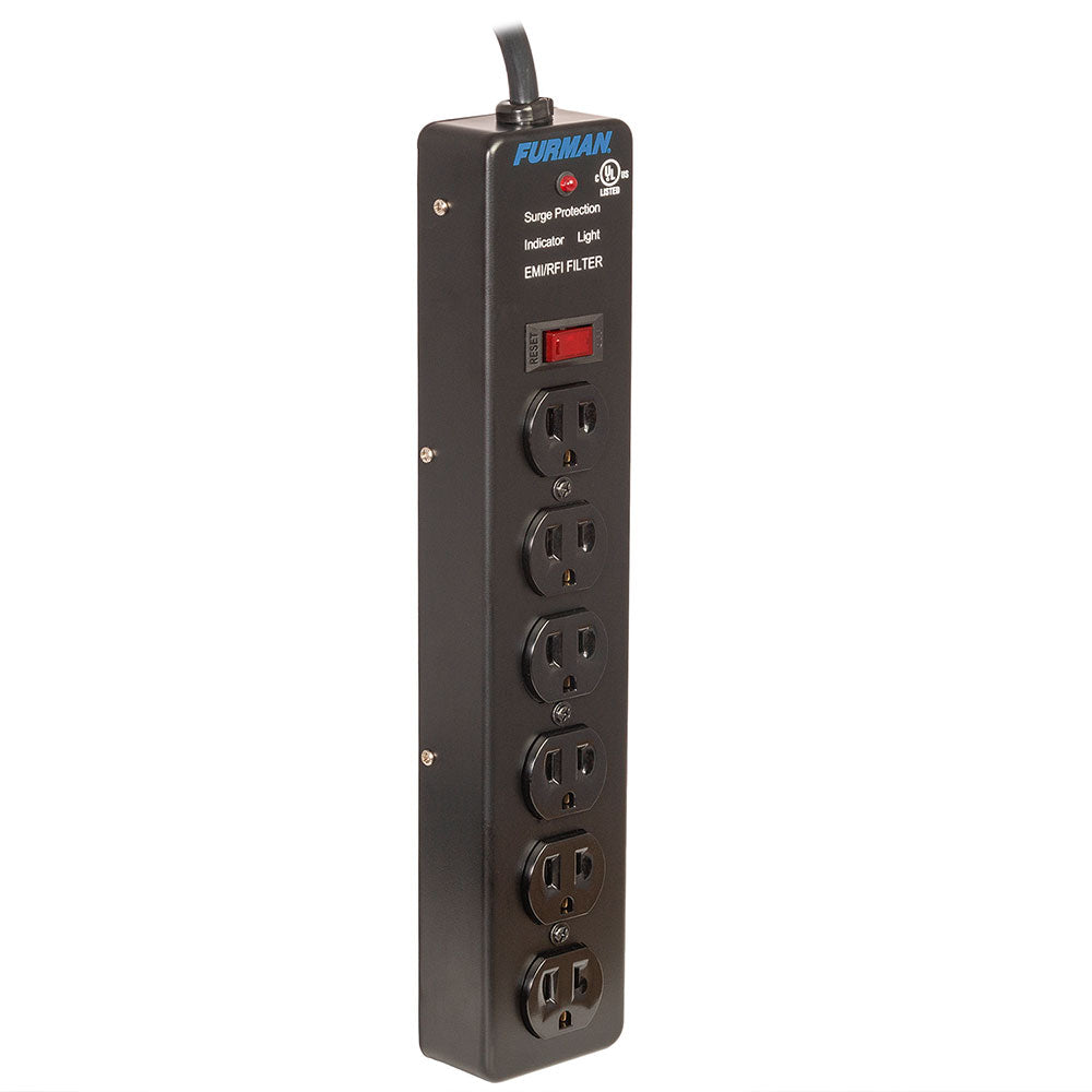 Furman SS6 - Six-Outlet Power Strip with 15-Foot Cord