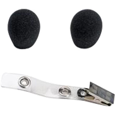 Shure RK318WS Foam Windscreens and Clothing Clip for All WH20 Headsets - Pair