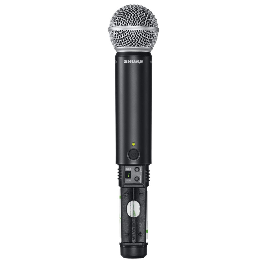 Shure BLX288/SM58-H10 Wireless Dual Vocal System with Two (2) SM58 (H11 Band - 572-596 MHz)