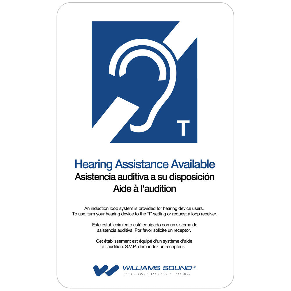 Williams Sound DL210 SYS 2 2.0 Large-Area, 48-Volt Induction Loop System w/ Network Control