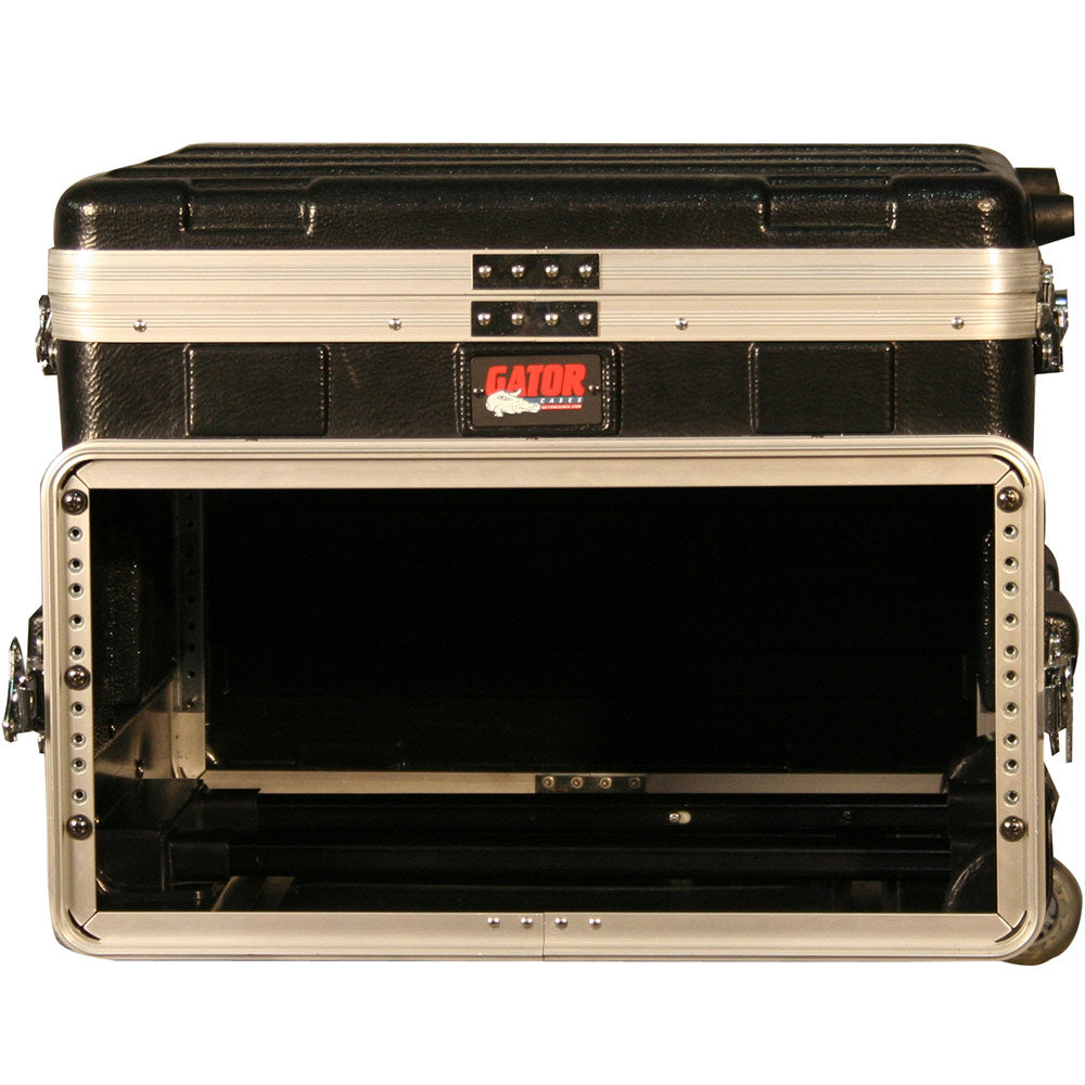 Gator GRC-STUDIO4GO-W Rolling ATA Style Polyethylene Case for Laptop or Mixer over 4U Rack