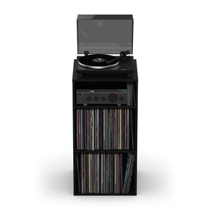 Glorious Modular Mix Rack - DJ Furniture with Storage (Black)