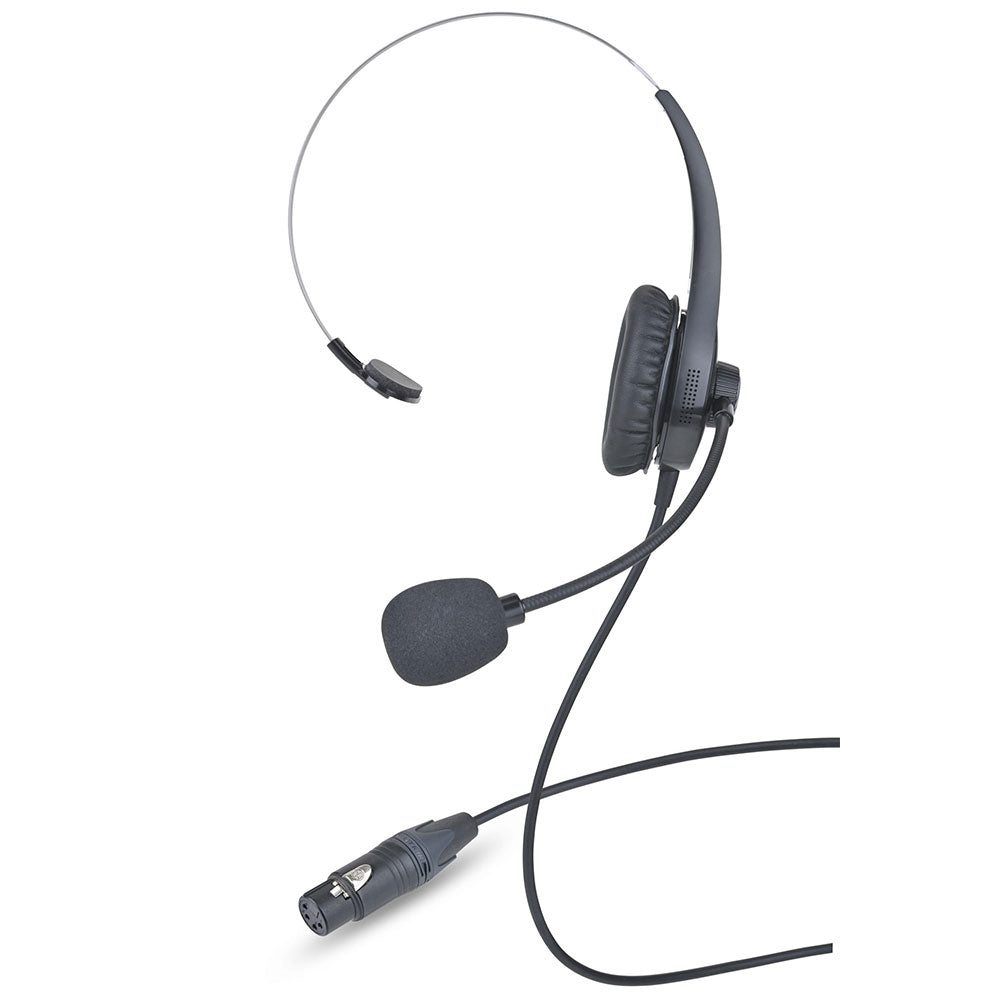 Clear-Com CC-28-X4 - Single-Ear Intercom Headset with XLR4F Connector