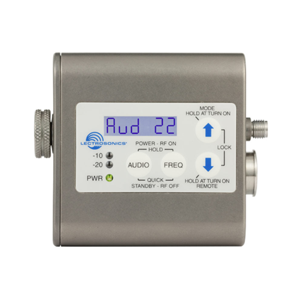 Lectrosonics SMQV - Dual Battery Digital Hybrid Wireless Transmitter (Block 23 / 588-608 MHz)