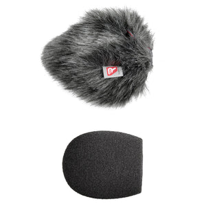 Rycote 74712 5Cm Sgm Foam Windscreen And Windjammer - Large Hole (24-25 Mm Microphones)