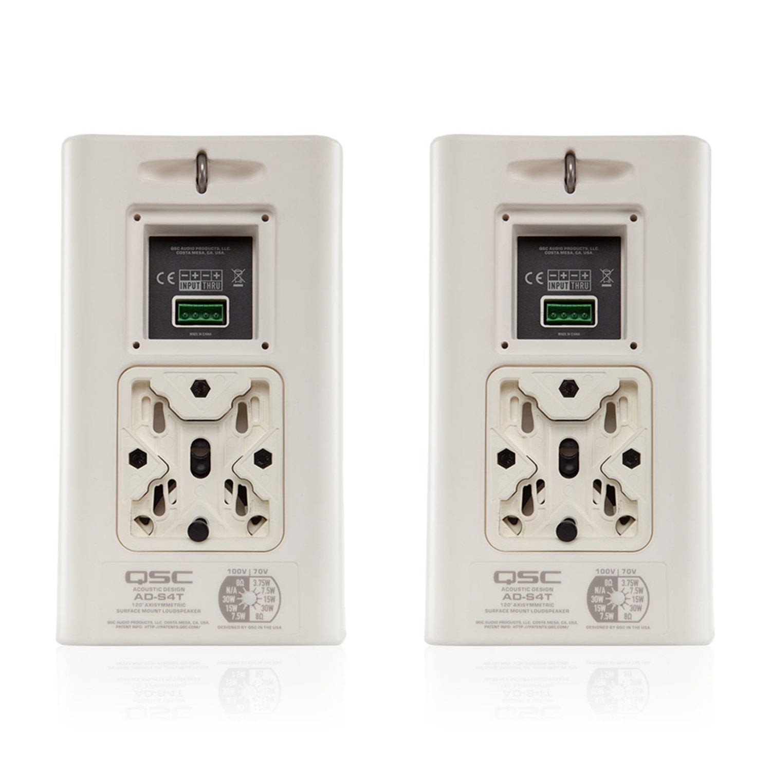 QSC AD-S4T AcousticDesign 4" 2-Way Surface Mount Loudspeaker (White)