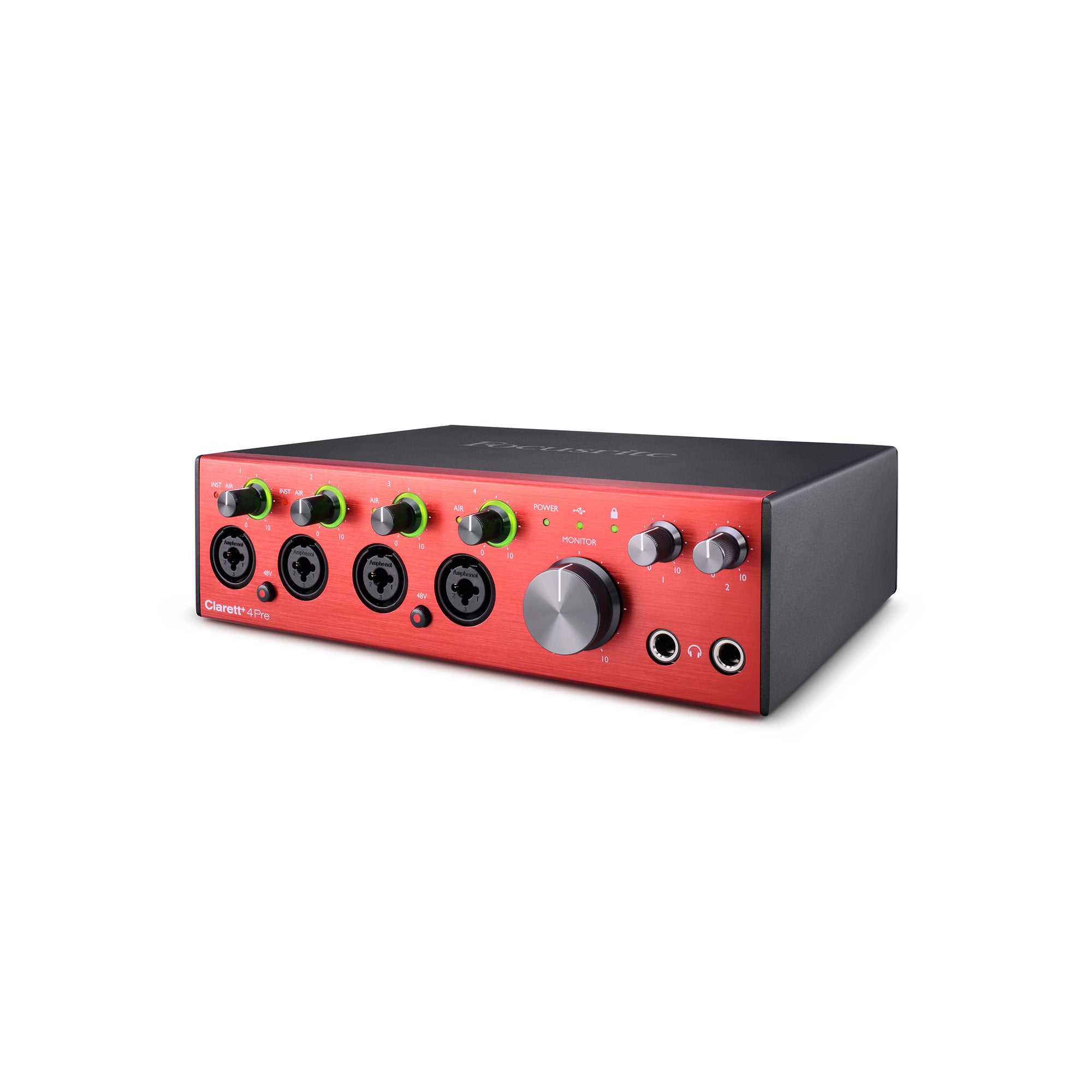Focusrite Clarett Plus 4Pre - 18-In / 8-Out USB-C Audio Interface
