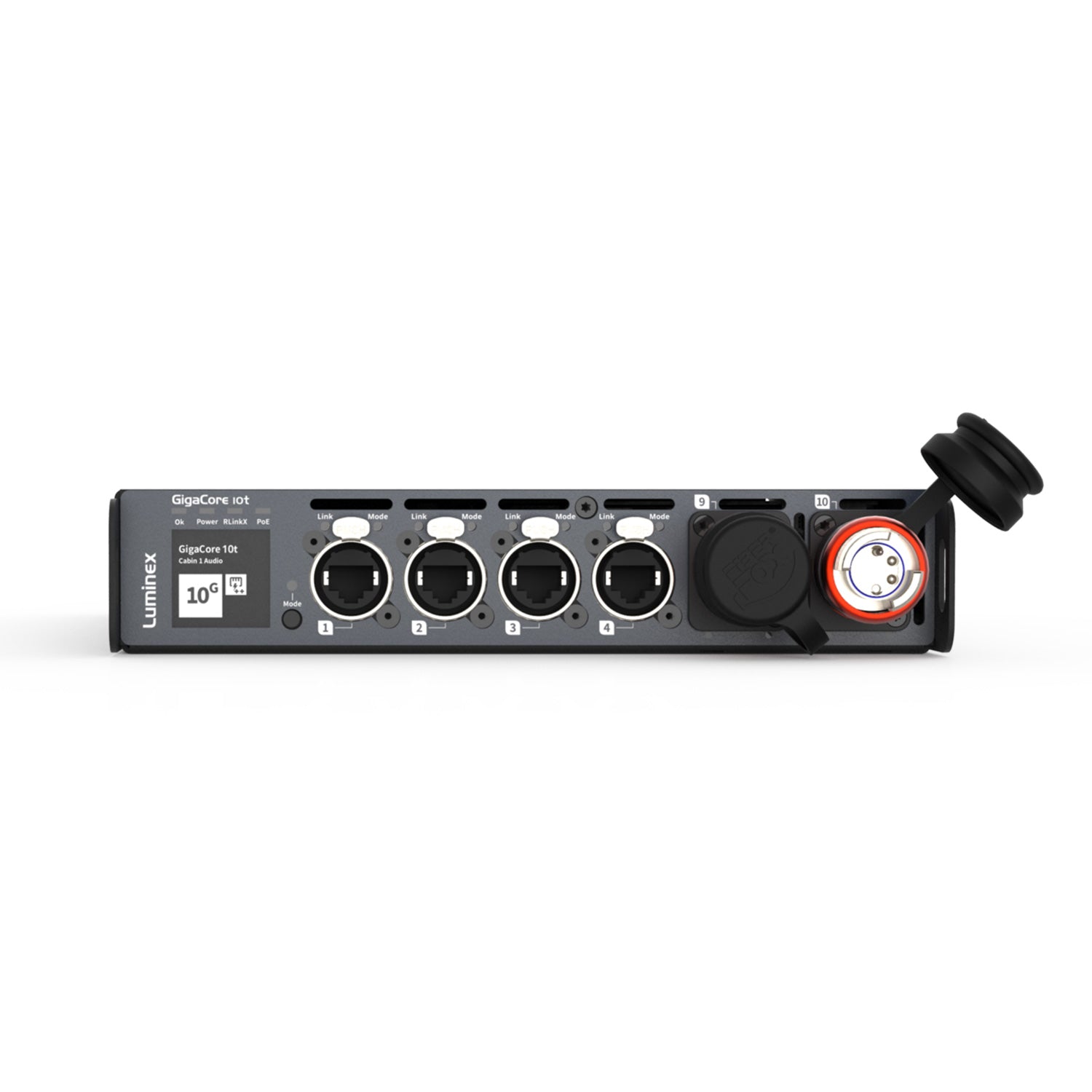 Luminex GigaCore 10t - 1GB Network Switch for AV Systems (8 x EtherCon / PoE++)