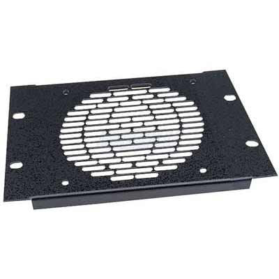 Middle Atlantic FP1 - Three Black Space Anodized Fan Panel for 1 4 1/2 Inch Fan