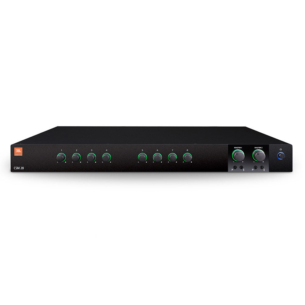 JBL CSM28 8-Input 2-Output 70/100V Installation Mixer