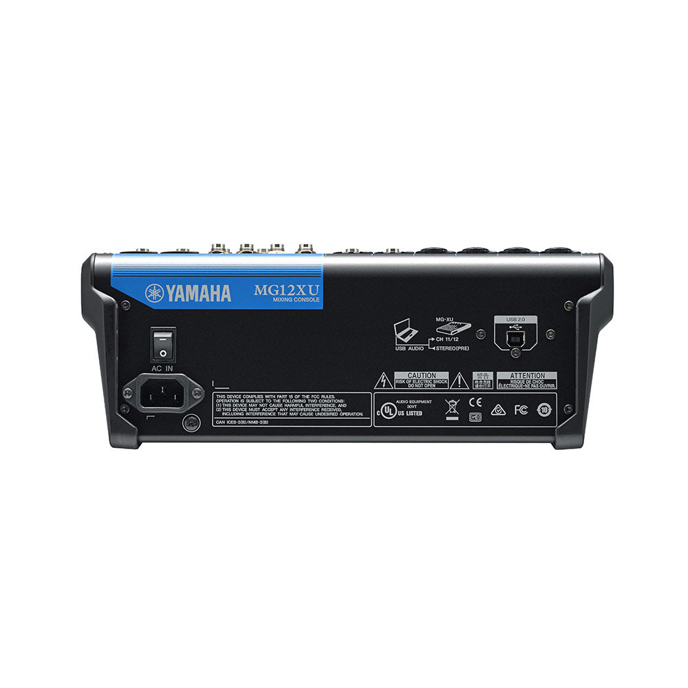 Yamaha MG12XU 12-Channel Compact Mixer (with SPX Effects and USB)