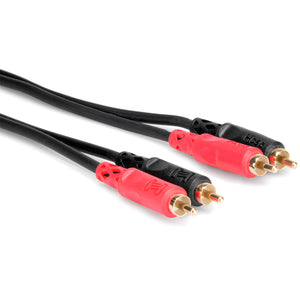 Hosa CRA-201AU Dual RCA to Same Stereo Interconnect, 3.3 feet