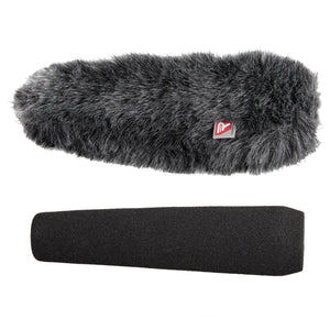 Rycote 74768 18Cm Sgm Foam Windscreen And Windjammer For Sennheiser Me66