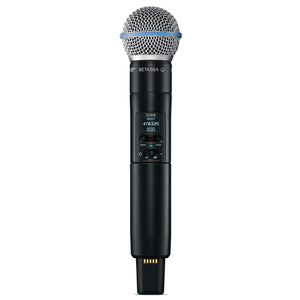 Shure SLXD24D/B58 Handheld Wireless System with Dual Beta 58 (J52 Band / 558-616 MHz)