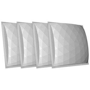 Auralex GeoFuser Fire Rated 2x2 Foot 4" with EZ-Stick Tabs - 4 Pack