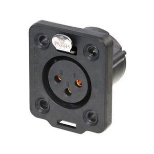 Neutrik NC3FDX-TOP Total Outdoor Protection Chassis Mount XLR Female Connector