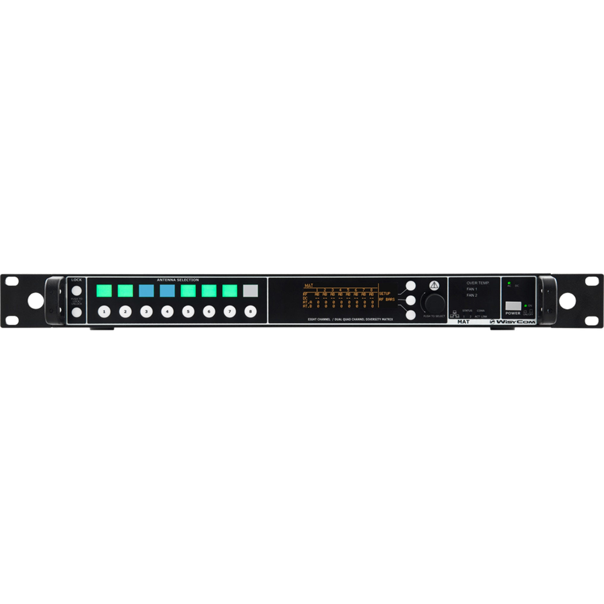 Wisycom MAT244-X1-DC - Wideband Programmable Diversity Matrix / Combiner (with DC Option)