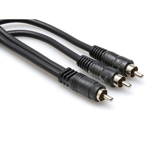 Hosa CYA-103 Y Cable, RCA to Dual RCA, 3 feet