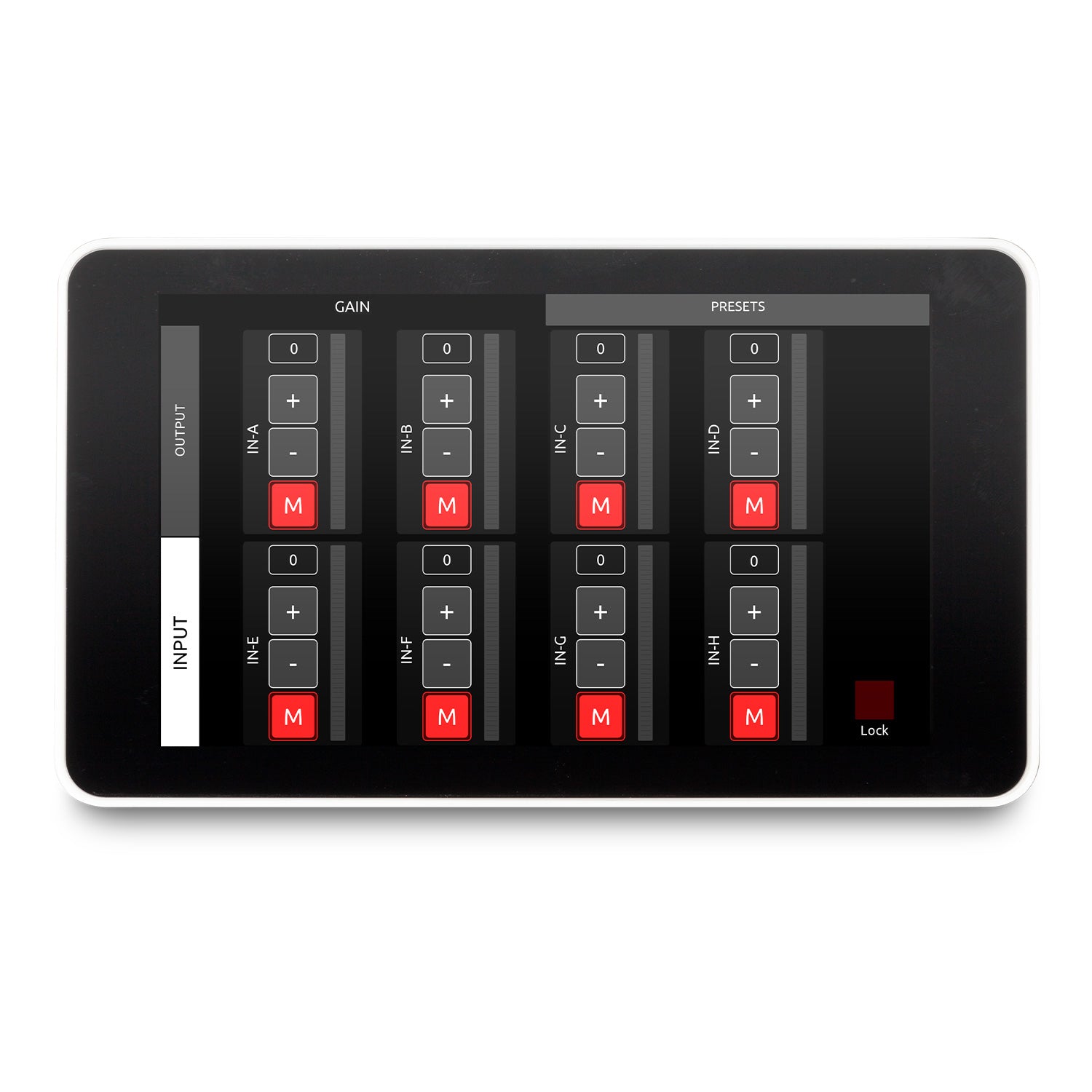 DAS INTEGRAL-WP3 - 7-Inch Wall Mount Touch Panel for INTEGRAL System