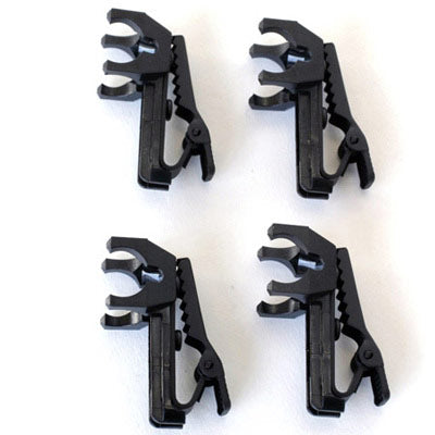 Shure RK240SB (4) Black Single Mount Tie Clips for 838 839 SM83 SM84 WL83A and WL84A Lavalier Mics