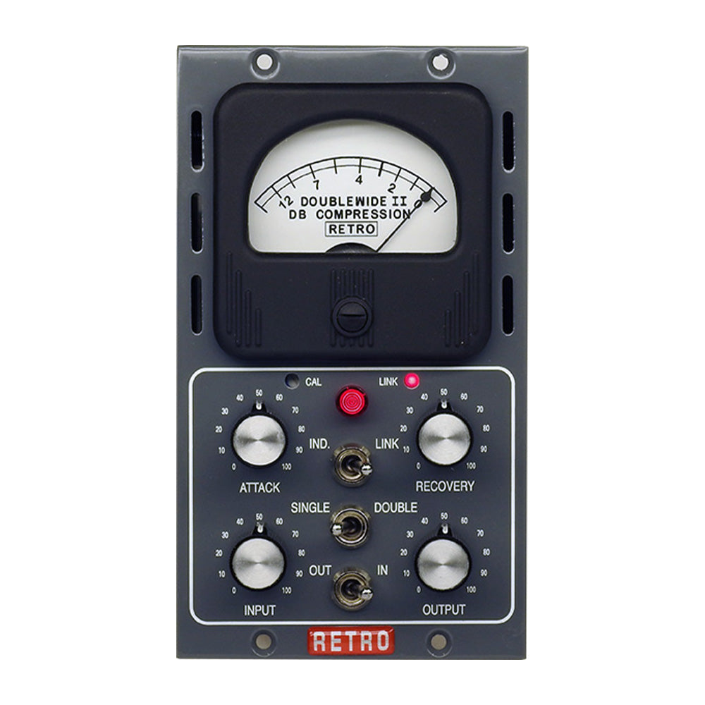 Retro Instruments DoubleWide II - Tube Compressor Module for 500 Series