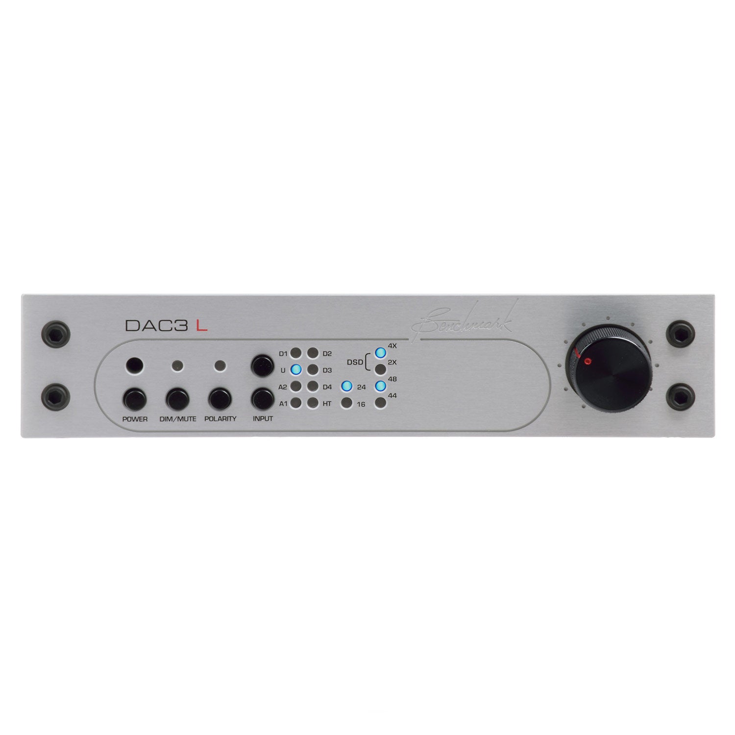 Benchmark DAC3 L Digital to Analog Converter (Silver with Remote Control)