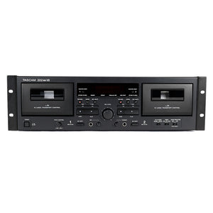 Tascam 202 MKVII Double Cassette Deck with USB Port