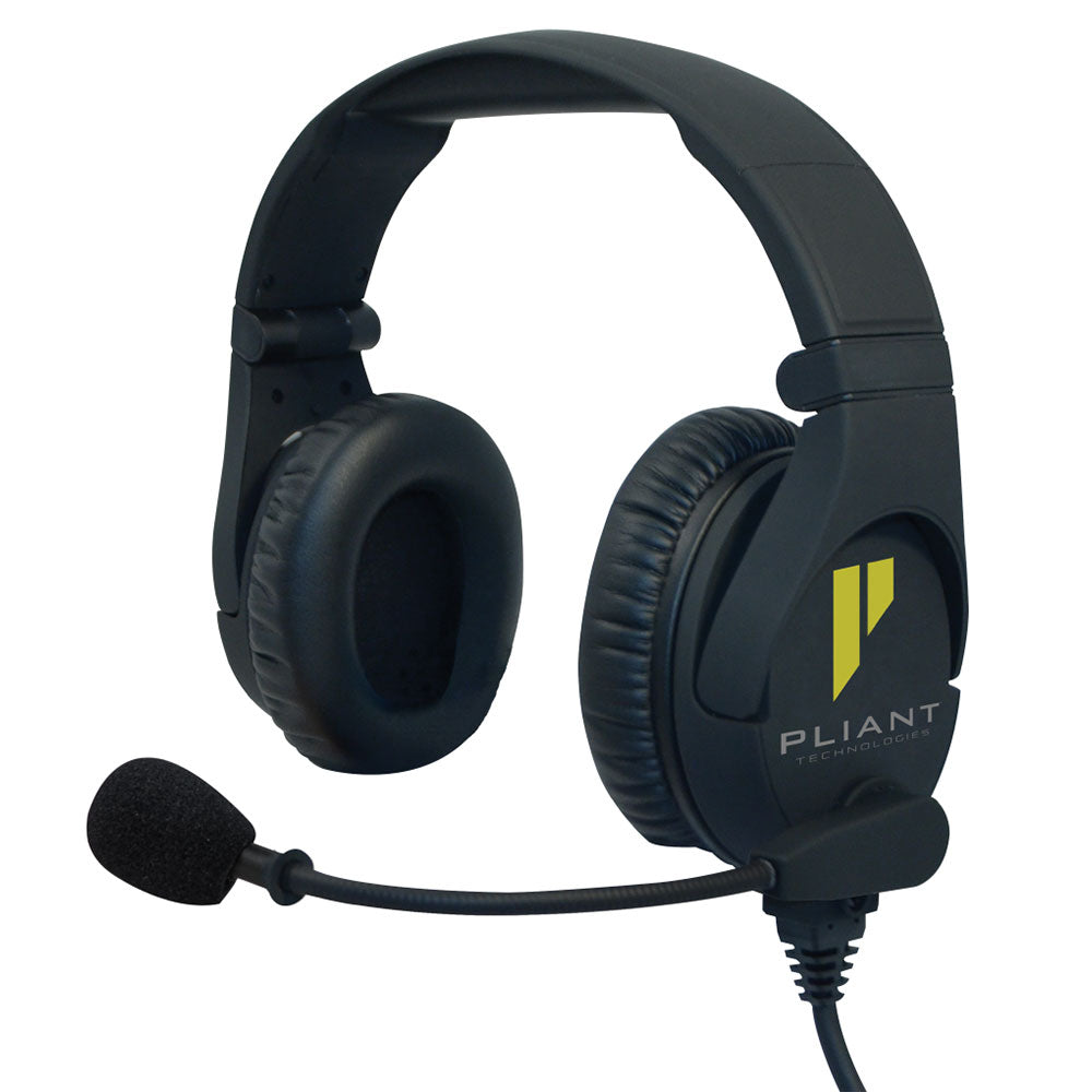 Pliant Technologies PHS-SB210-U SmartBoom Pro Dual Ear Intercom Headset (Unterminated)