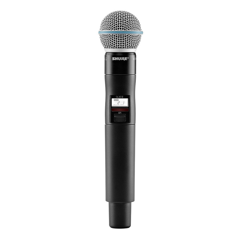 Shure QLXD2/B58 Wireless Handheld Transmitter (V50 Band - 174-216 MHz)