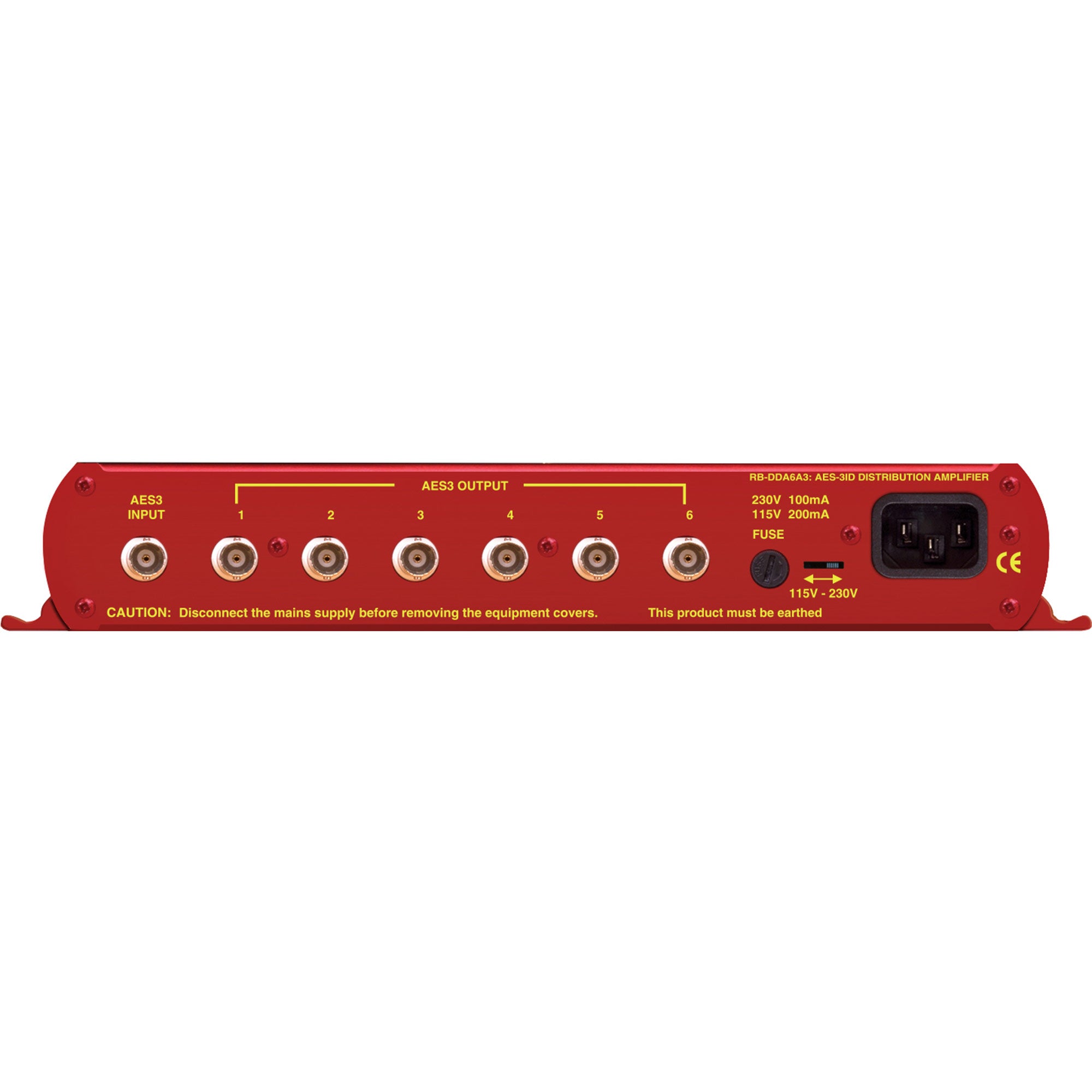 Sonifex RB-DDA6A3 6 Way Stereo AES3ID Digital Audio Distribution Amplifier