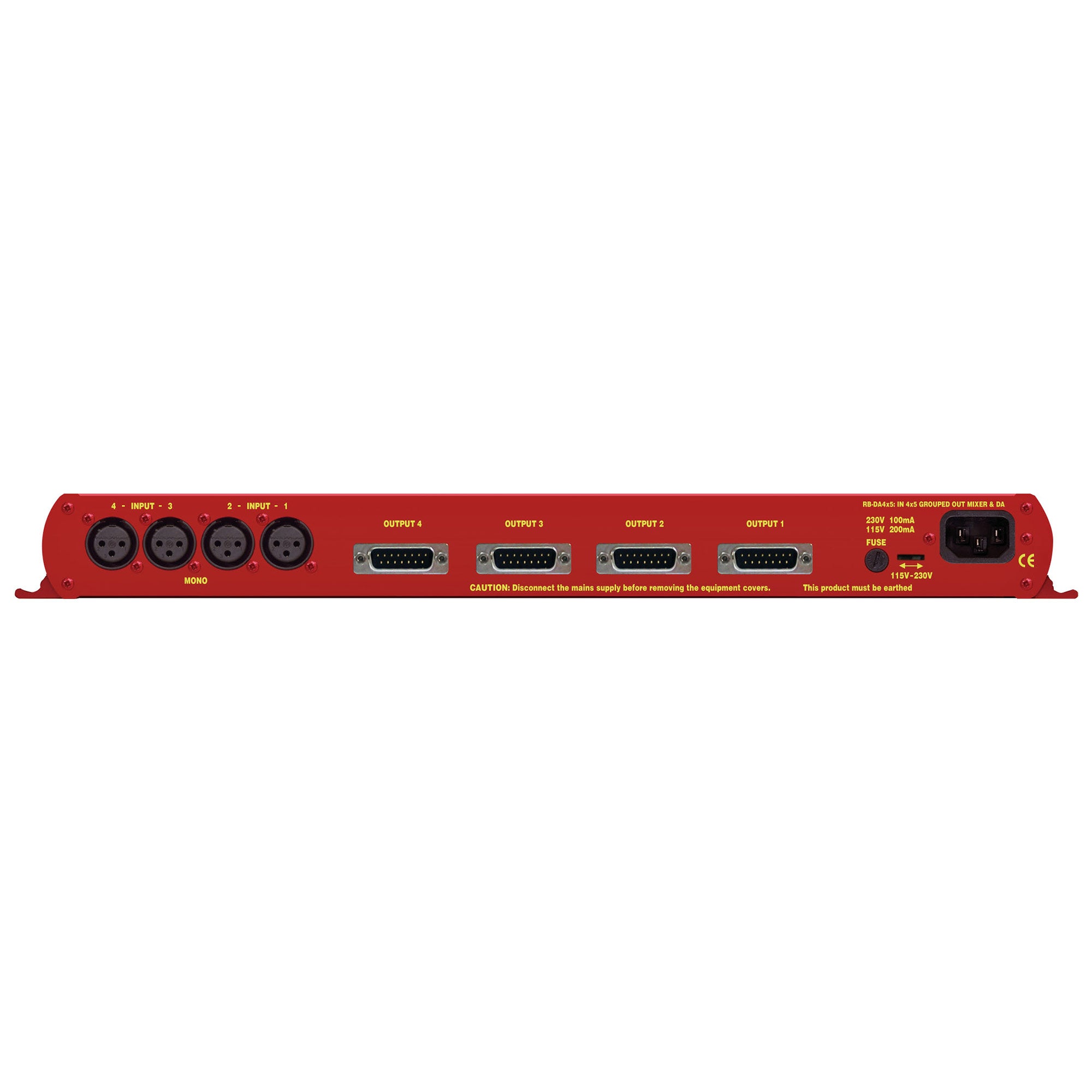 Sonifex RB-DA4x5 4 Input, 4 x 5 Output Distribution Amplifier/Mixer