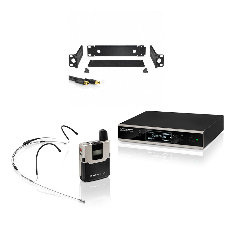 Sennheiser SL HEADMIC SET DW-4-US R SpeechLine Digital Wireless System