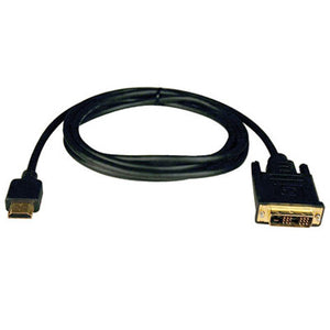 Tripp Lite P566-006 Male 18 Pin DVI Single-Link to Male 19 pin HDMI Type A Video Cable - 6 Feet