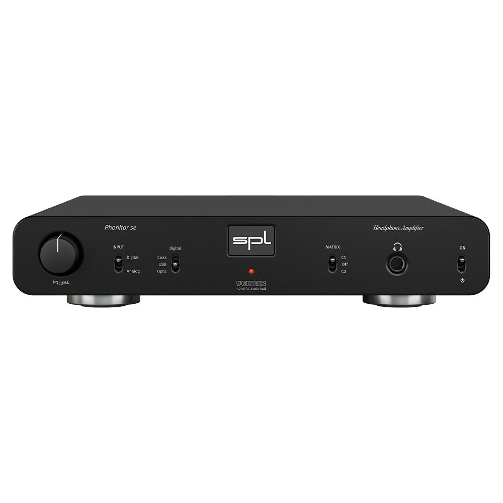 SPL Phonitor SE - High Fidelity Headphone Amplifier (Black with DAC Option)