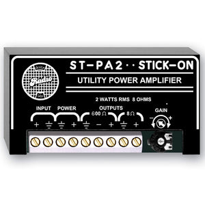 RDL ST-PA2 Stick-On Two-Watt Utility Power Amplifier