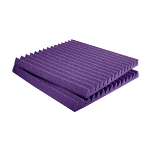 Auralex 2" StudioFoam Wedge - 2x2 Foot Absorption Panel (Purple / Box of 12)