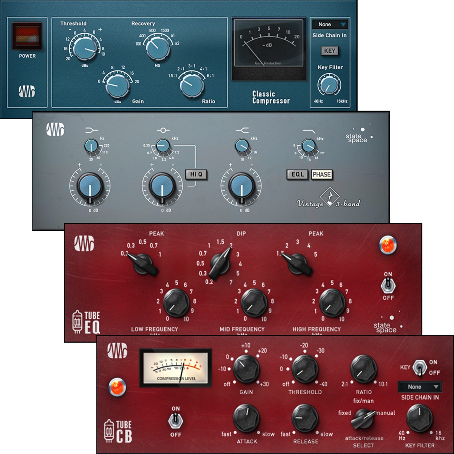 PreSonus Vintage Channel Strips Fat Channel Bundle (for StudioLive Series III and Studio One)