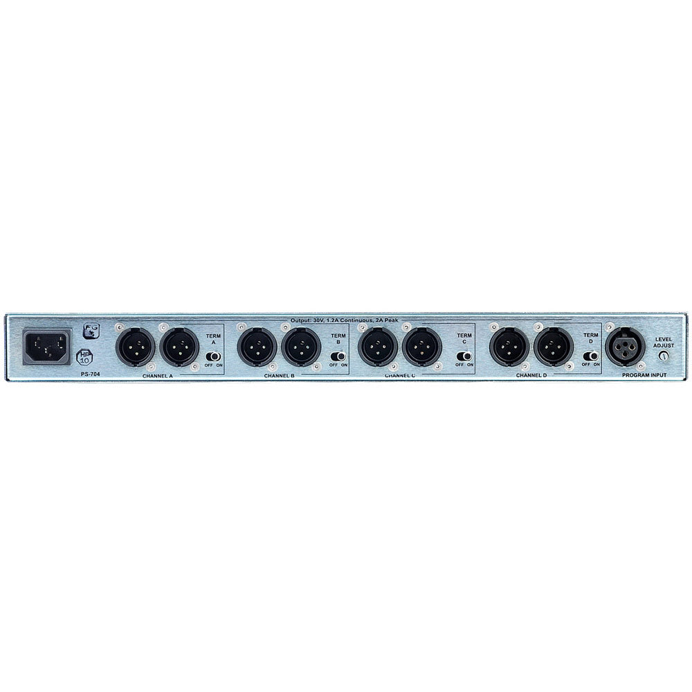 Clear-Com PS-704 4 Channel Rackmount Power Supply for Partyline Series