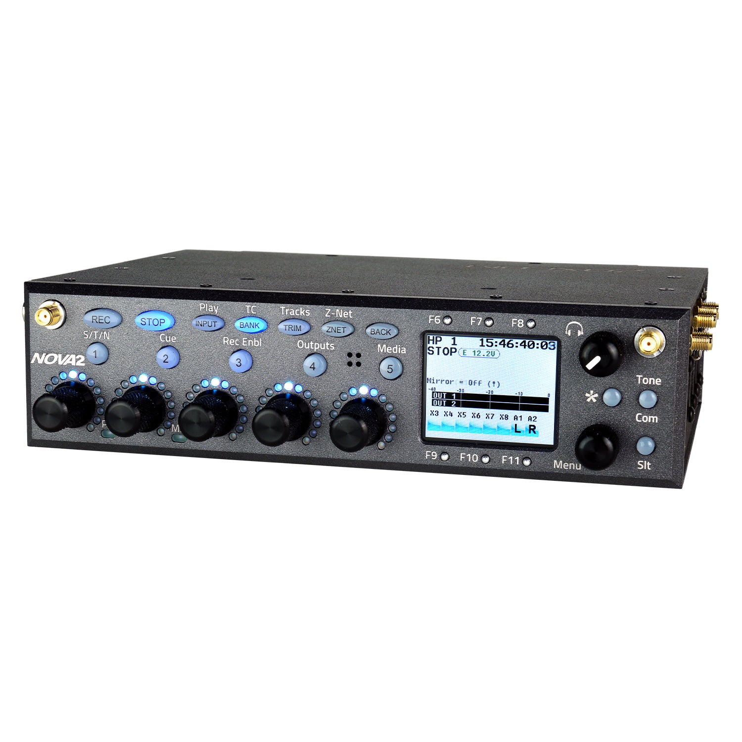 Zaxcom Nova 2 - Portable Recorder with Mixer / Wireless Receiver Slots / ZaxNet