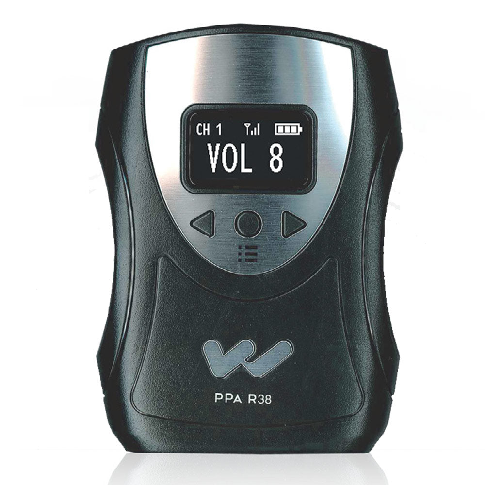 Williams AV FM 558 PRO FM Plus Large-Area Dual Assistive Listening System w/ FM R38 Receivers