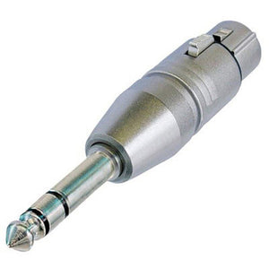Neutrik NA3FP 3 Pin Female XLR to 1/4" Stereo Adapter - Pre-wired