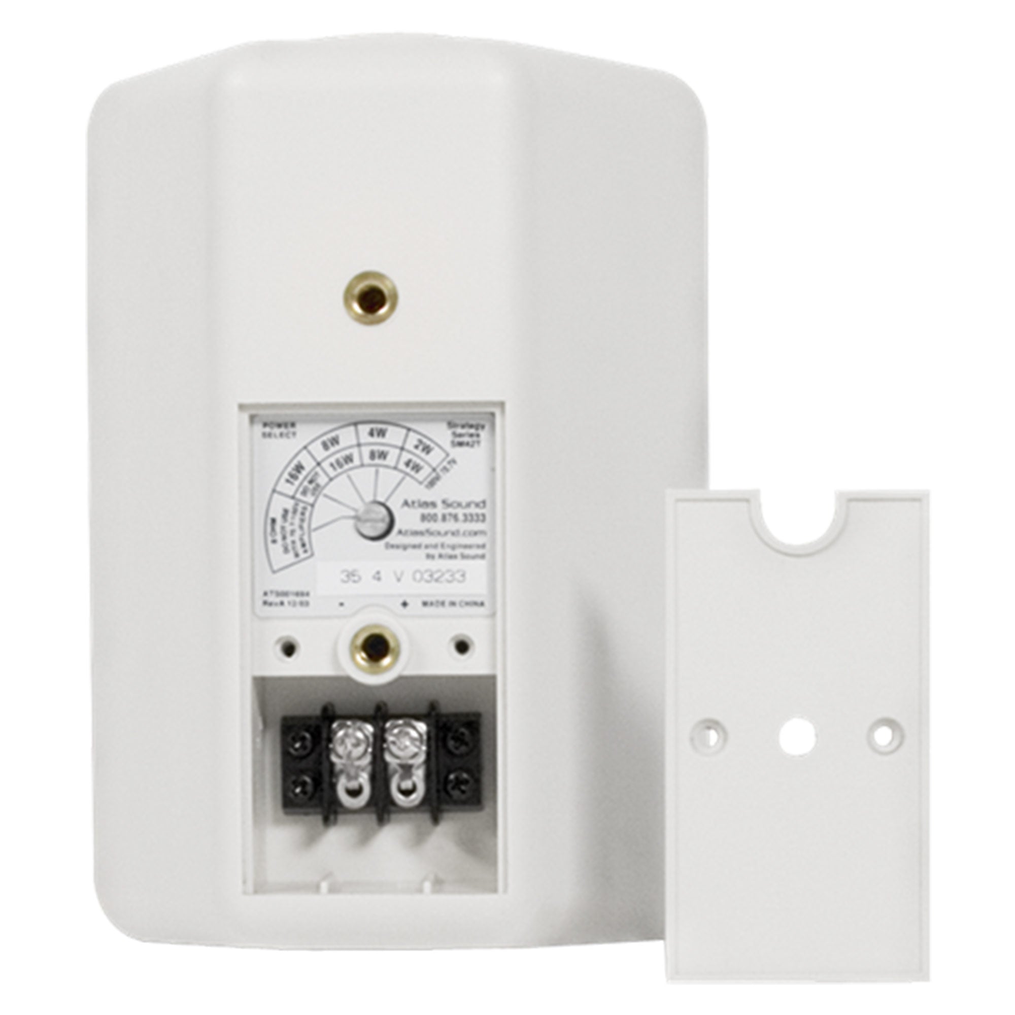 AtlasIED SM42T-WH - 4-Inch 2-Way All-Weather Loudspeaker (White)