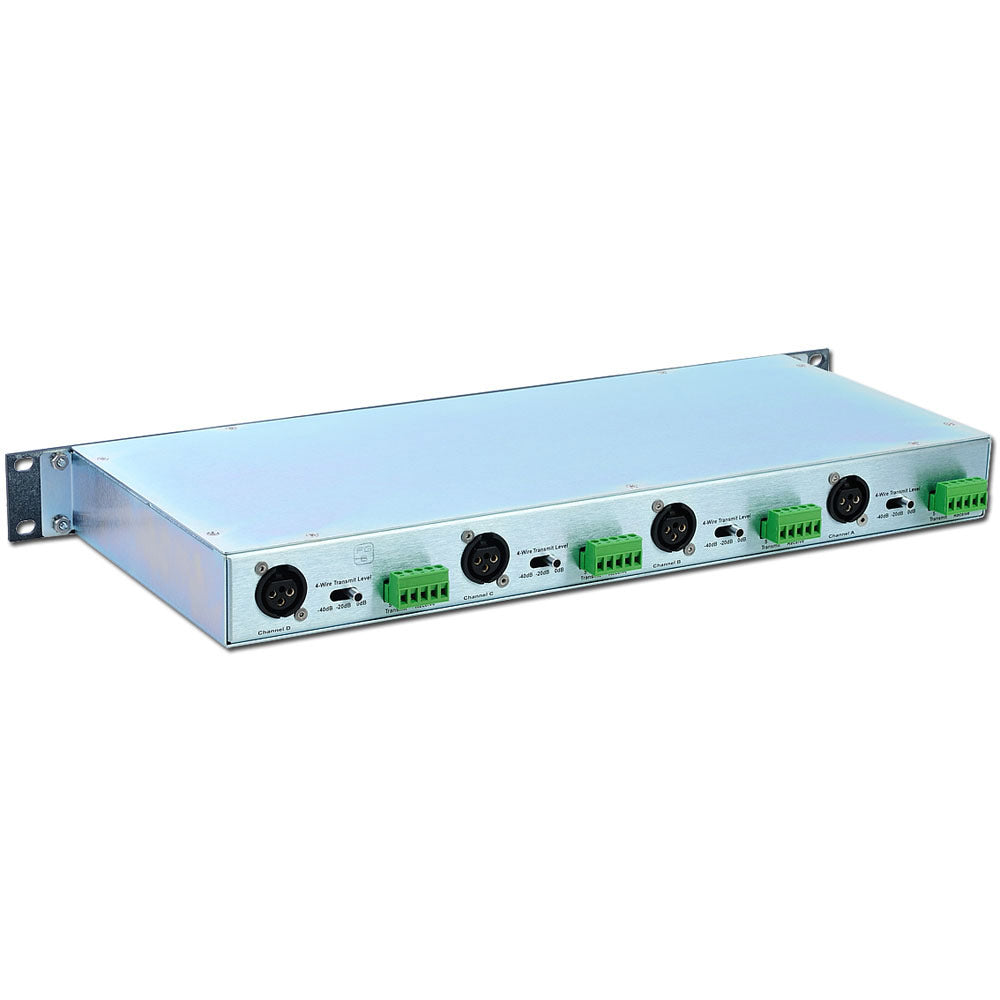 Clear-Com IF4W4 4-Channel 3- or 4-Wire Camera Interface Rack