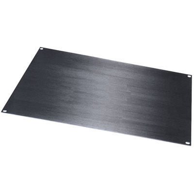Middle Atlantic HBL6 Six-Space 1/8" Flat Aluminum Blank Panel - Black